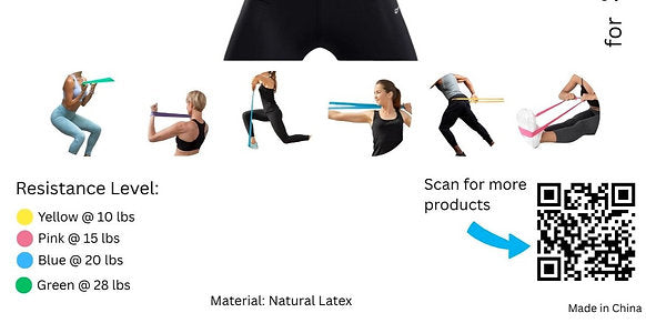 Athelite Sports - Durable Resistance Exercise Band Physio Band Training