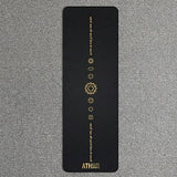 Athelite Sports - Black & Gold Series Chakra Pilates and Yoga Mat (6mm)