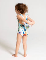 Sandbar - Girls Ruffle Swimsuit-Streamline Sports