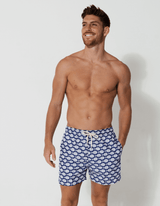 Sandbar - Mens Swim Shorts - Blue Fish