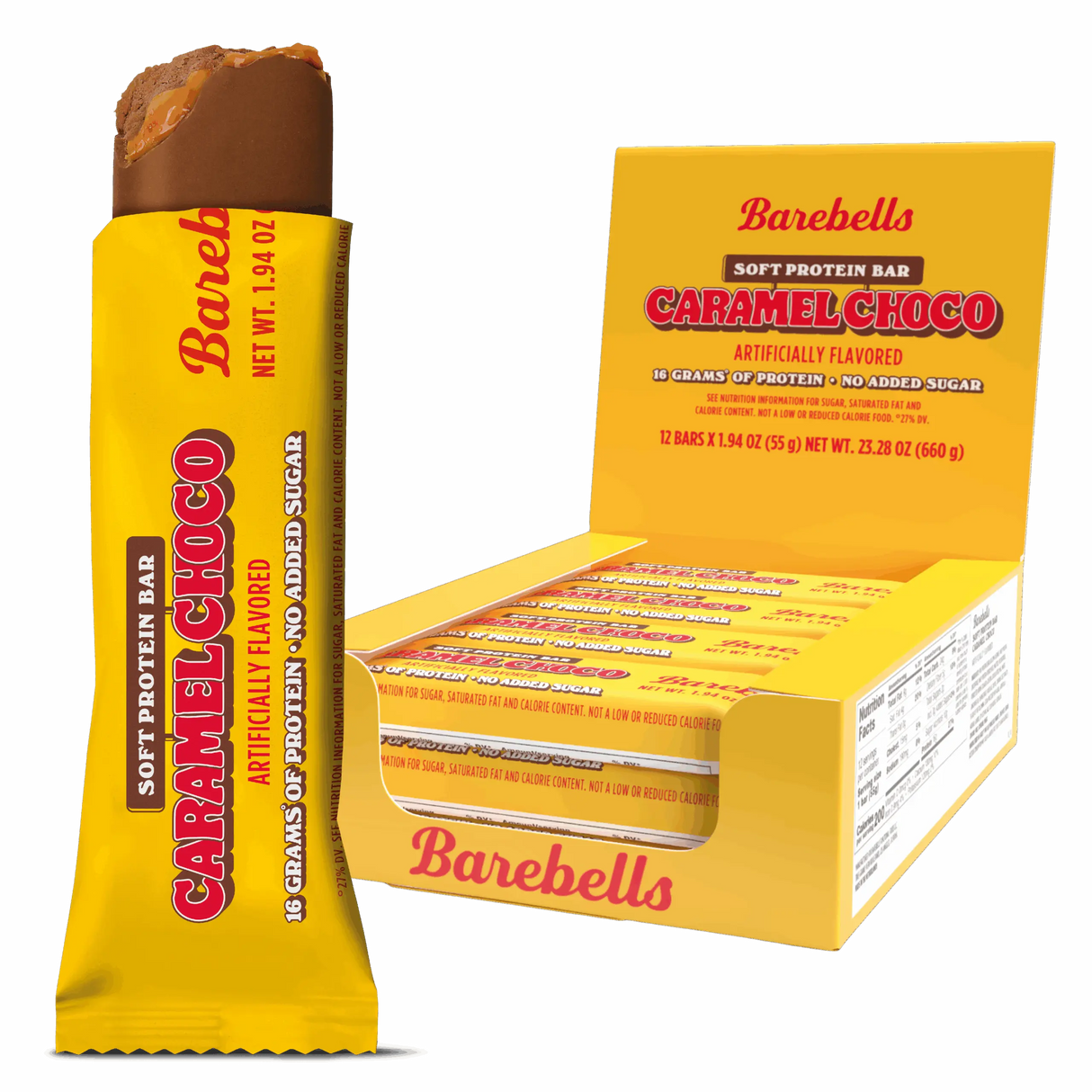 Barebells - Caramel Choco Soft Protein Bar