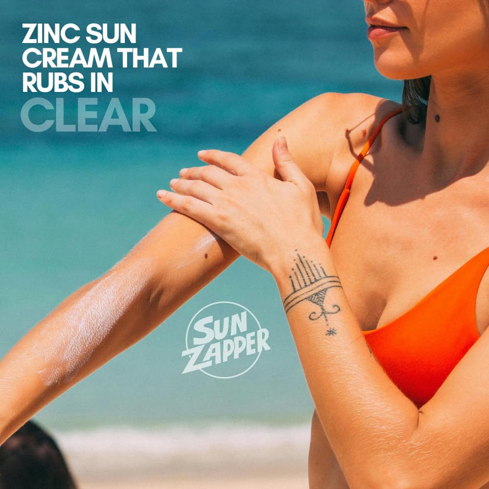 SUN ZAPPER - Clear Zinc Sunscreen SPF50+ (60ml)