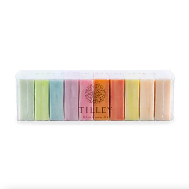 Tilley - White Marble Rainbow Soaps Gift Pack (10 x 50g) #FG0987