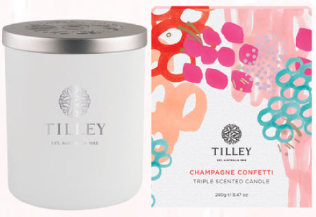 Tilley - Candle - Champagne Confetti (FG1856/FG1857)