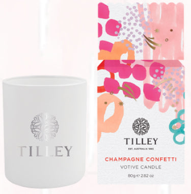 Tilley - Candle - Champagne Confetti (FG1856/FG1857)