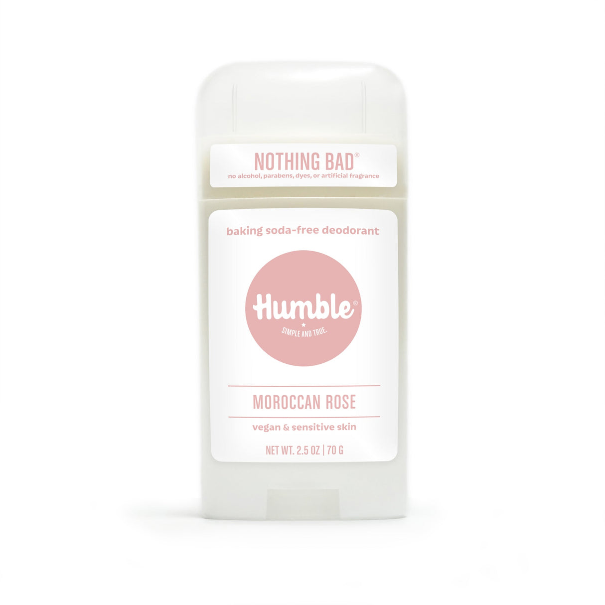 Humble Brands - Moroccan Rose Vegan & Sensitive Skin Natural Deodorant