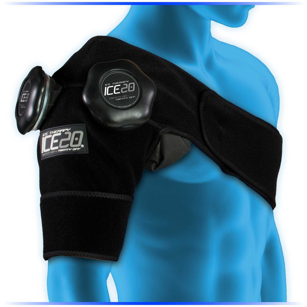 Double Shoulder - Ice Compression Wrap - (No Exchange and No Refund)-Streamline Sports