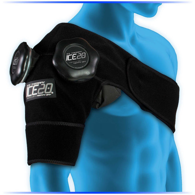 Double Shoulder - Ice Compression Wrap - (No Exchange and No Refund)-Streamline Sports