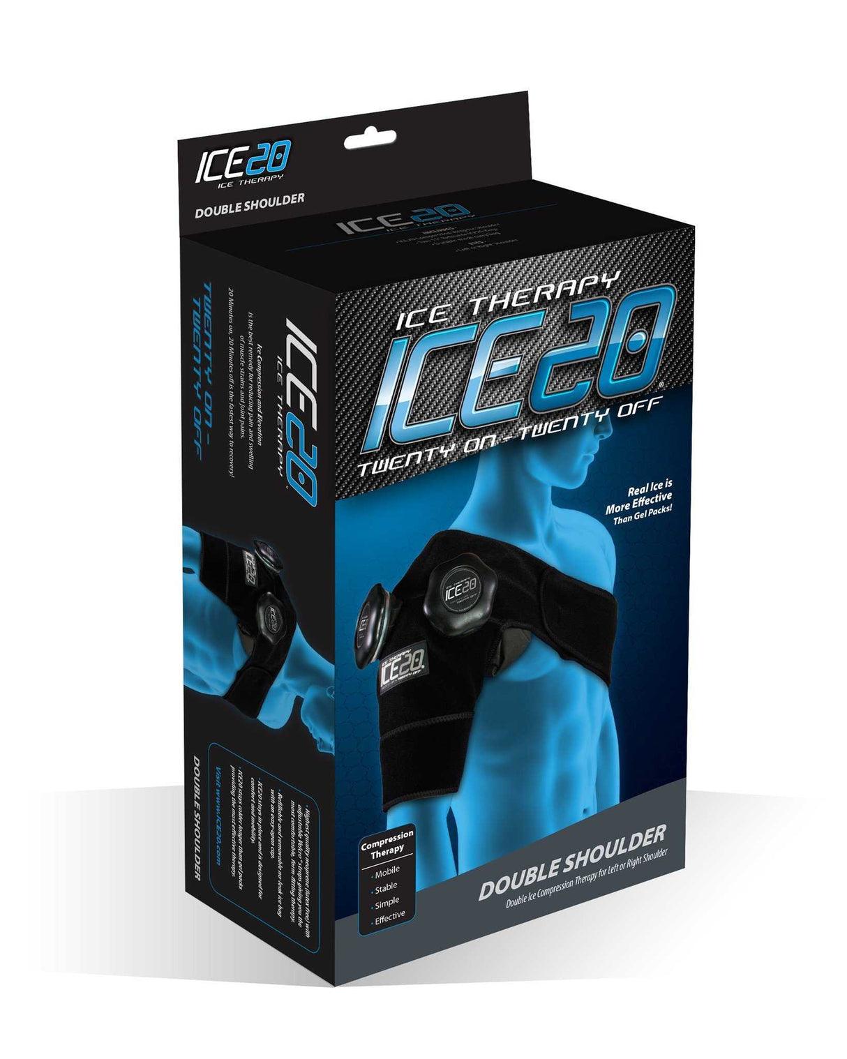 Double Shoulder - Ice Compression Wrap - (No Exchange and No Refund)-Streamline Sports