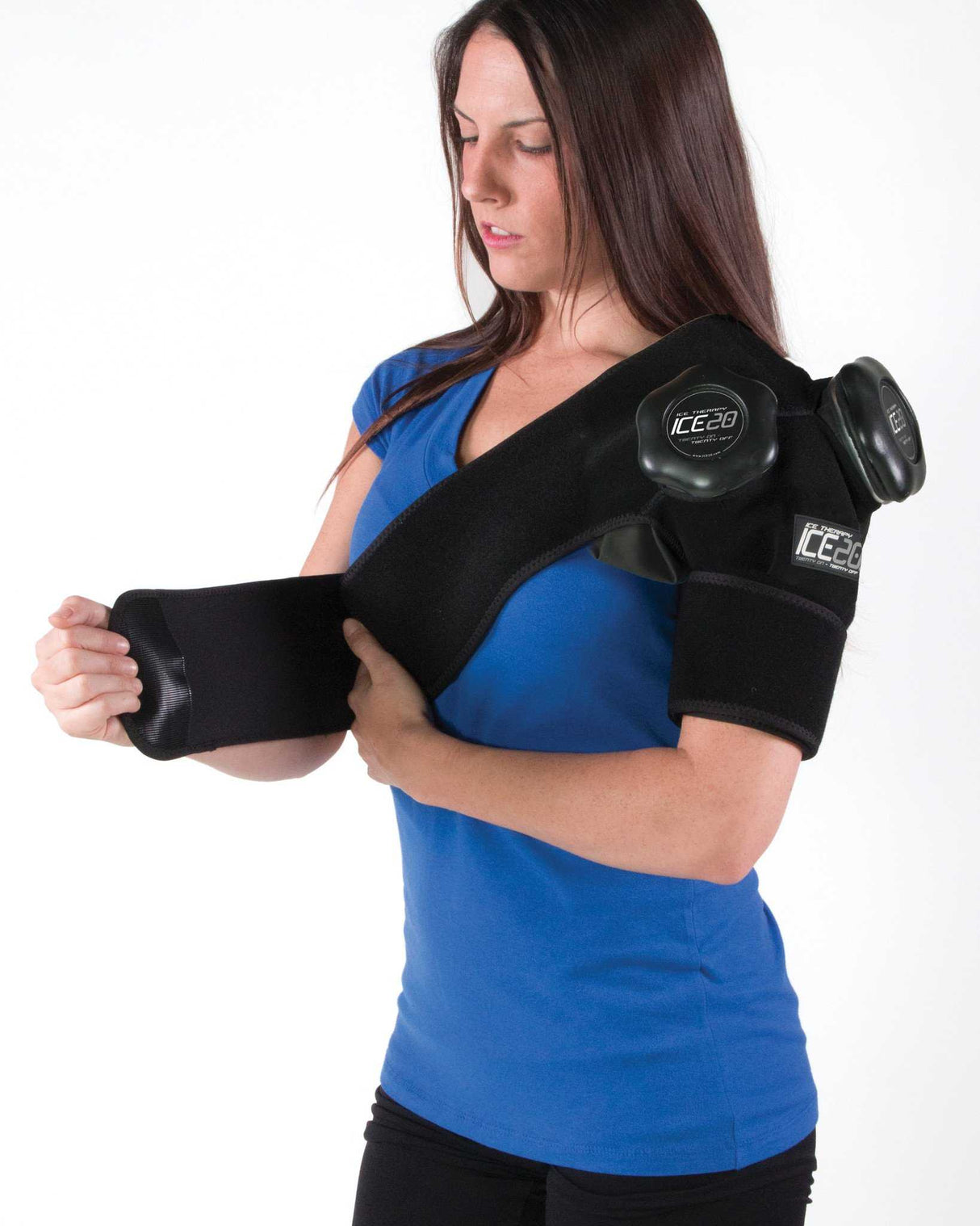 Double Shoulder - Ice Compression Wrap - (No Exchange and No Refund)-Streamline Sports