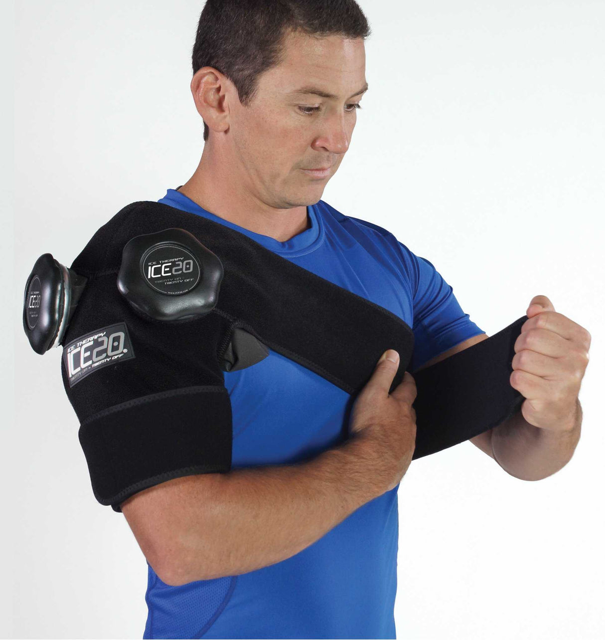 Double Shoulder - Ice Compression Wrap - (No Exchange and No Refund)-Streamline Sports