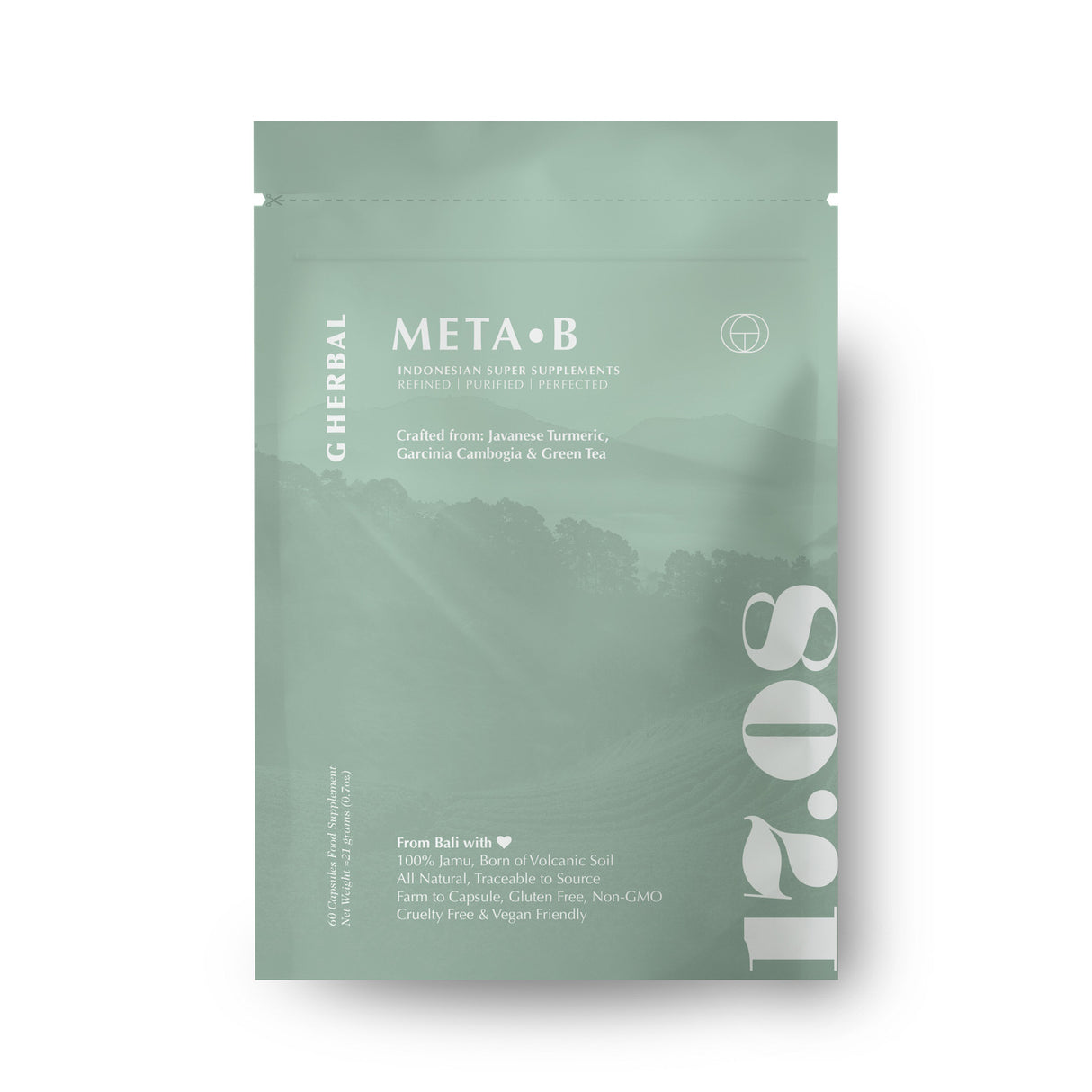 G Herbal META B (60 capsules) - Debloat | Improve Digestion | Boost Metabolism
