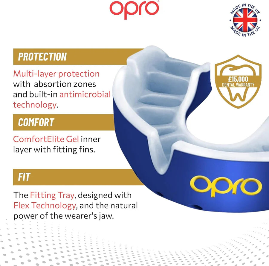 OPRO - Gold Level Mouthguard (Youth|Adult)