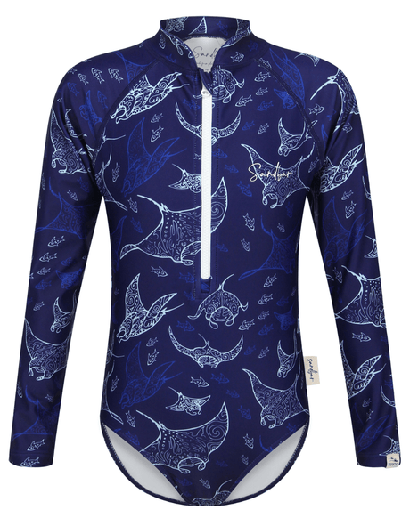 Sandbar Girls Swimsuit - Long Sleeved-Streamline Sports