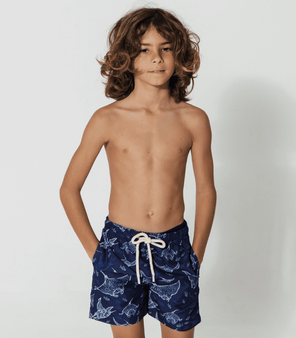 Sandbar - Boys Swim Shorts - Ocean Manta – Streamline Sports