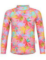 Sandbar Rash Guard - Pink Palm | Streamline Sports