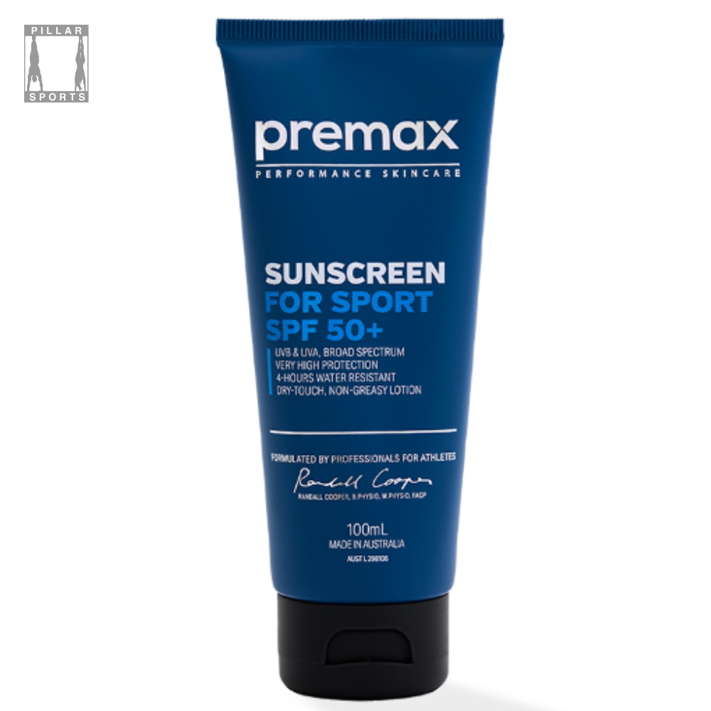 Pillar Sports - Premax Sunscreen for Sport SPF50+ (International/EU label) 100ml