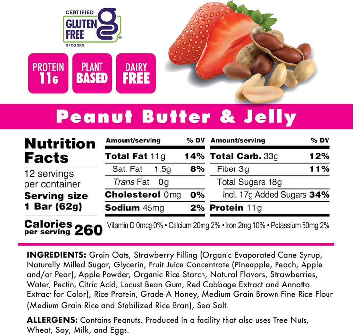 BonkBreaker - Protein Bar - Peanut Butter & Jelly | Streamline Sports