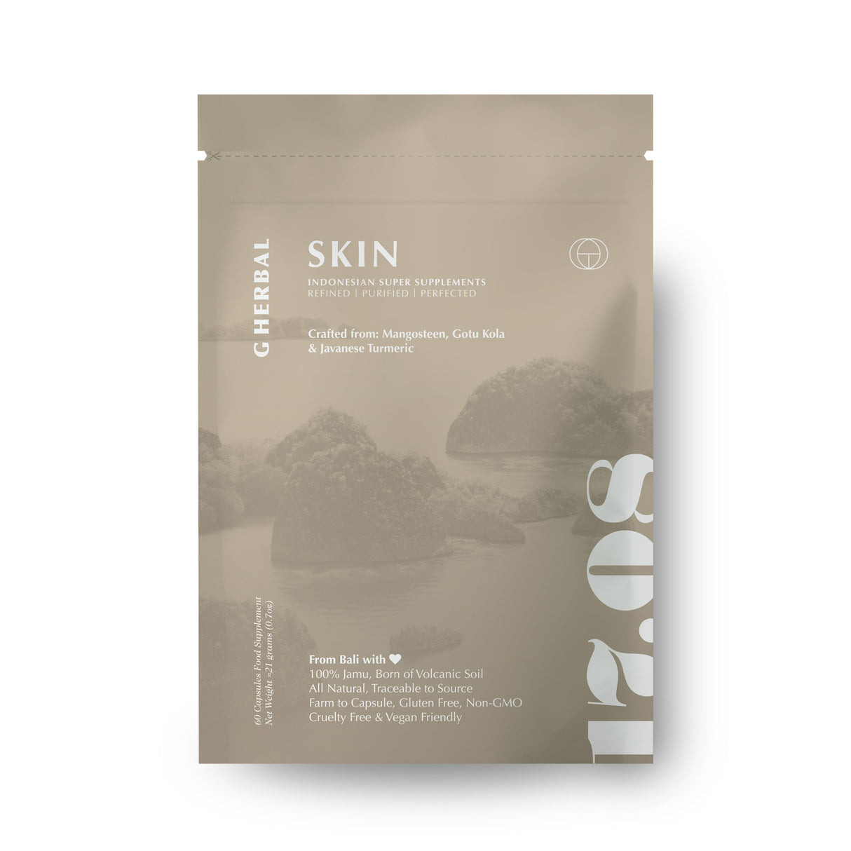 G Herbal SKIN (60 capsules) - Combat Free Radicals | Boost Collagen | Reduce Scarring