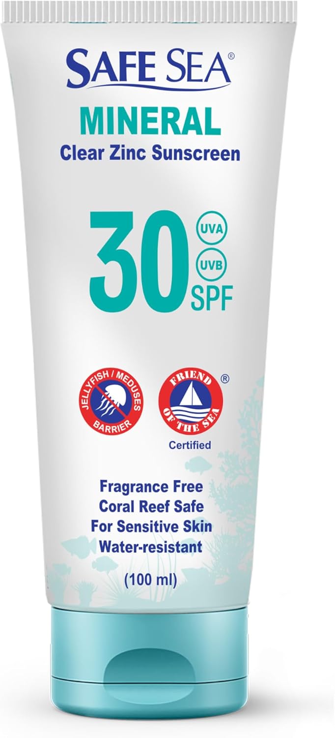 Safe Sea - Clear Zinc Mineral Sunscreen | SPF30 (100ml)