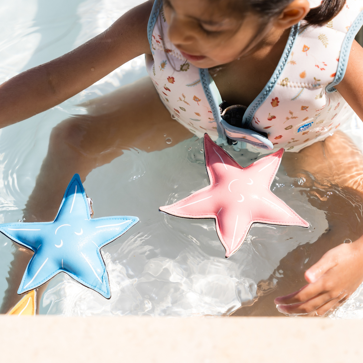 Snippets Pool Toys - Starfish - Pack of 3