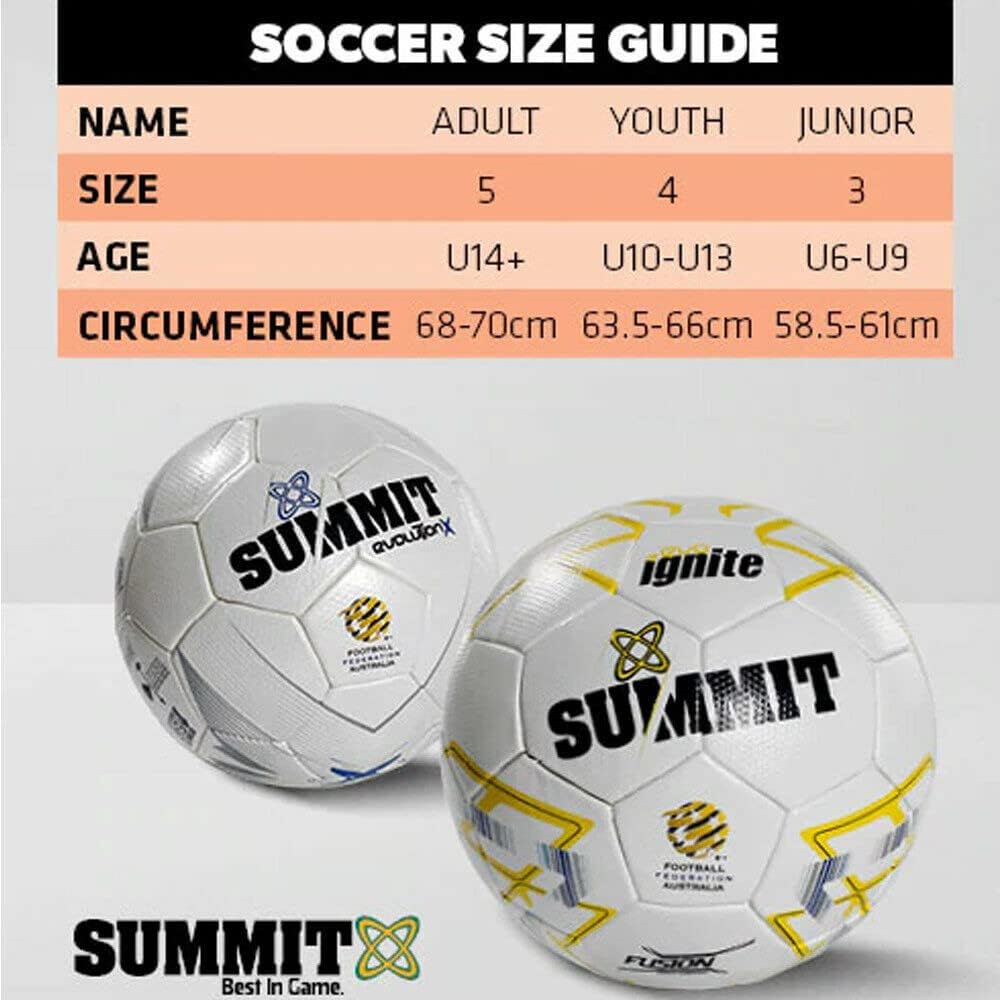 Summit - Launch Soccer Ball - Junior (Size 4)-Streamline Sports