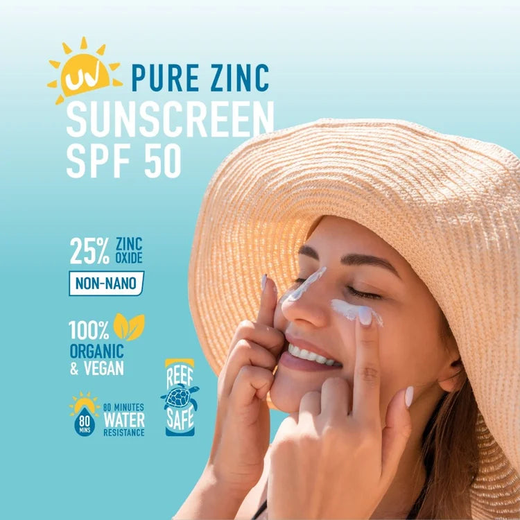 Sun Zapper - Pure Zinc Sunscreen Cream (Air Pump Tube, 100g)