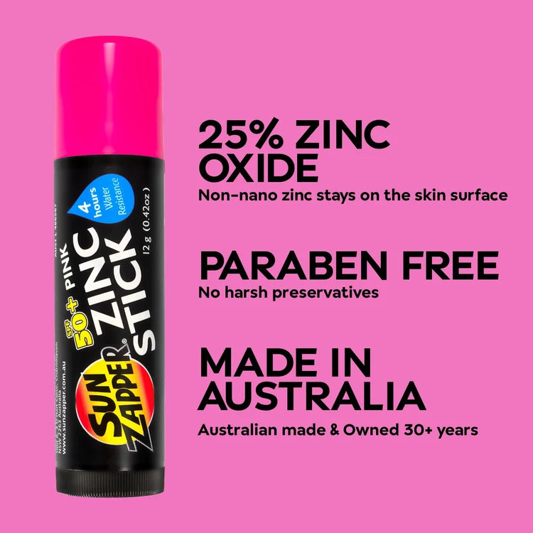 Sun Zapper - Pink Zinc Stick (12g)