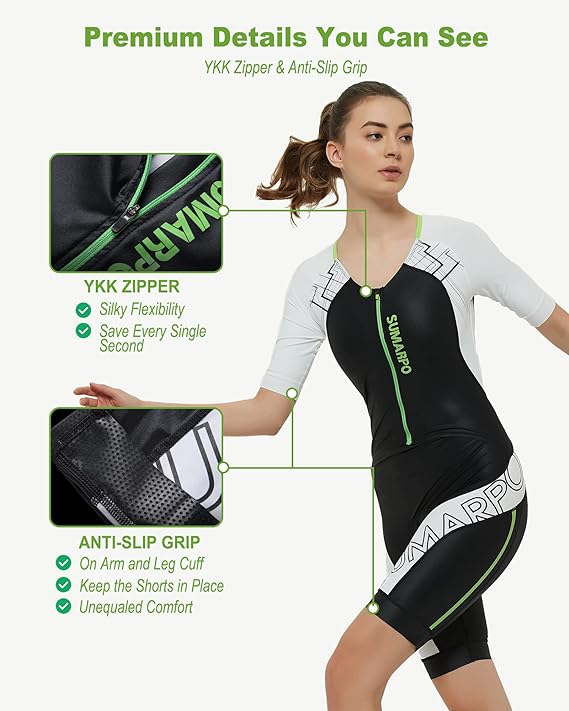 SUMARPO - Womens Short Sleeve Trisuit - Hybrid | Streamline Sports