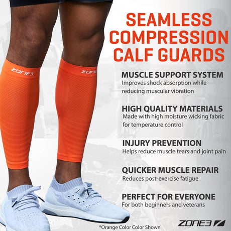 ZONE3 Compression Calf Guards | Streamline Sports