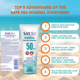 Zinc Oxide Sunscreen SPF50 Clear Mineral *****NEW******