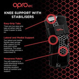 OPROtec - Knee Brace With Stabilisers - (No Exchange and No Refund)-Streamline Sports