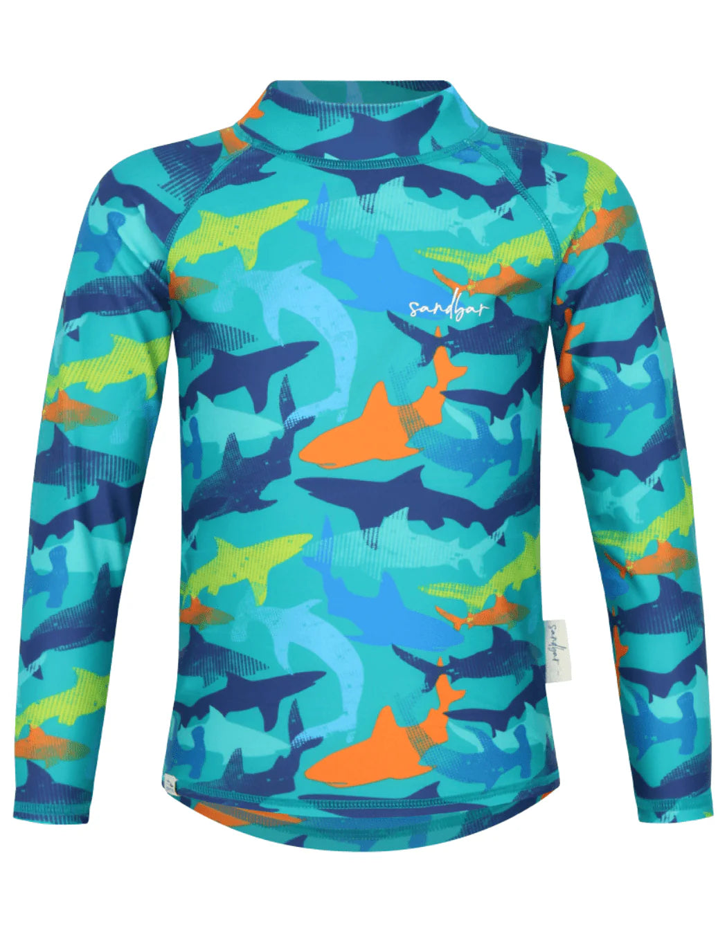 Sandbar - Rash Guard - Orange Shark