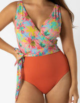 Sandbar - Womens One Piece Wrap Swim Suit-Streamline Sports