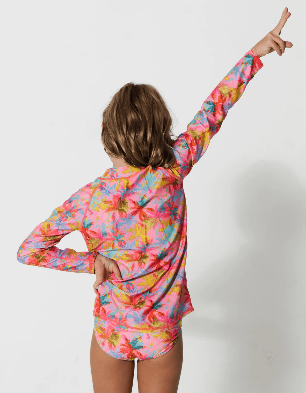 Sandbar - Rash Guard Pink Palm