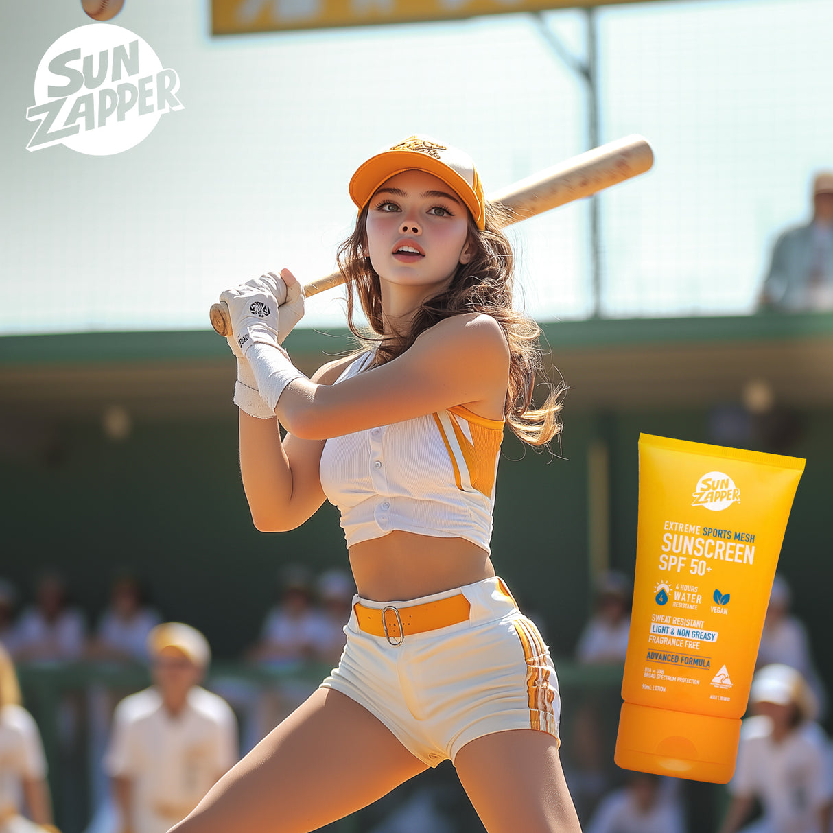 SUN ZAPPER - Extreme Sports Mesh Sunscreen Lotion SPF50+-Streamline Sports