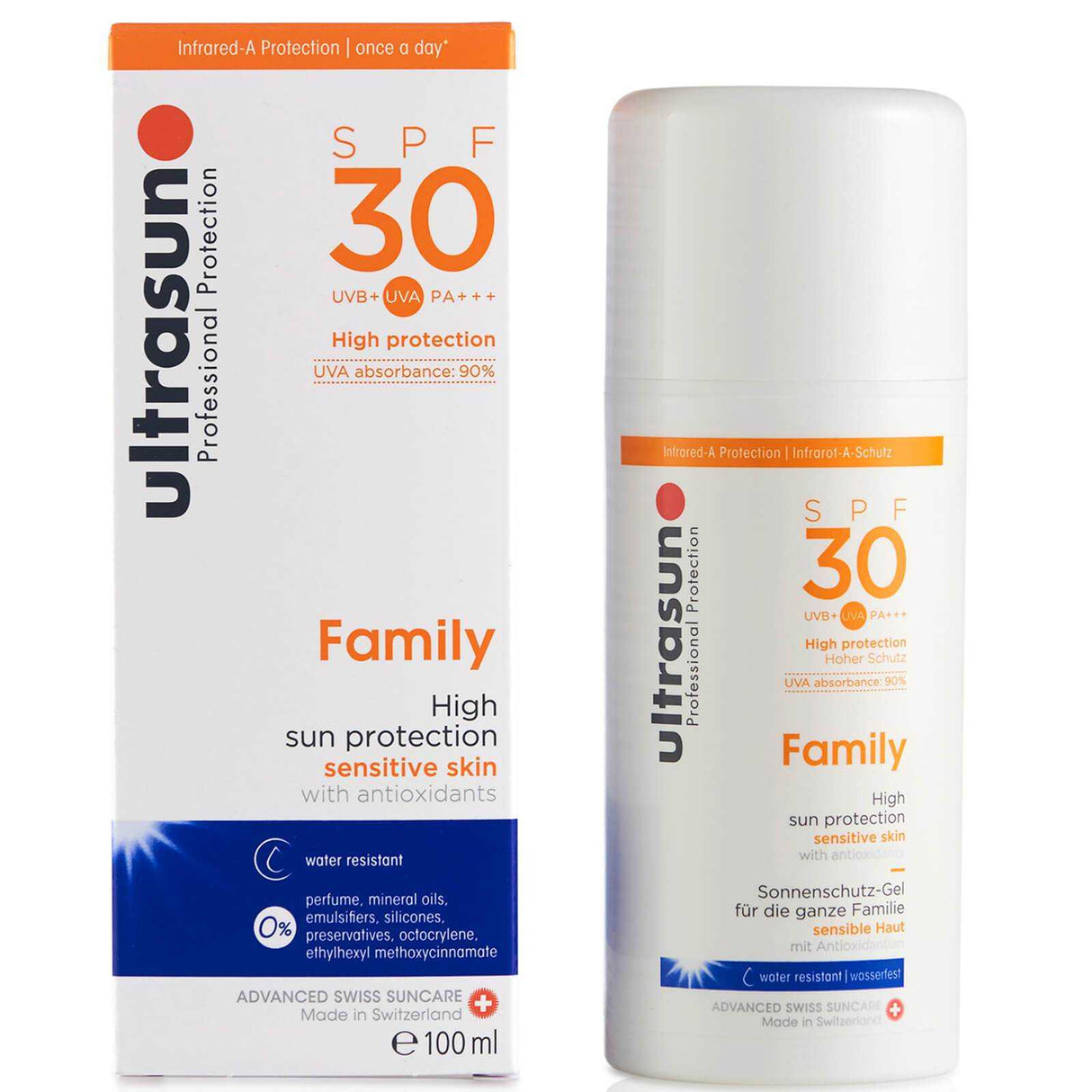 Ultrasun - Family Sun Lotion SPF30+(100ml)-Streamline Sports
