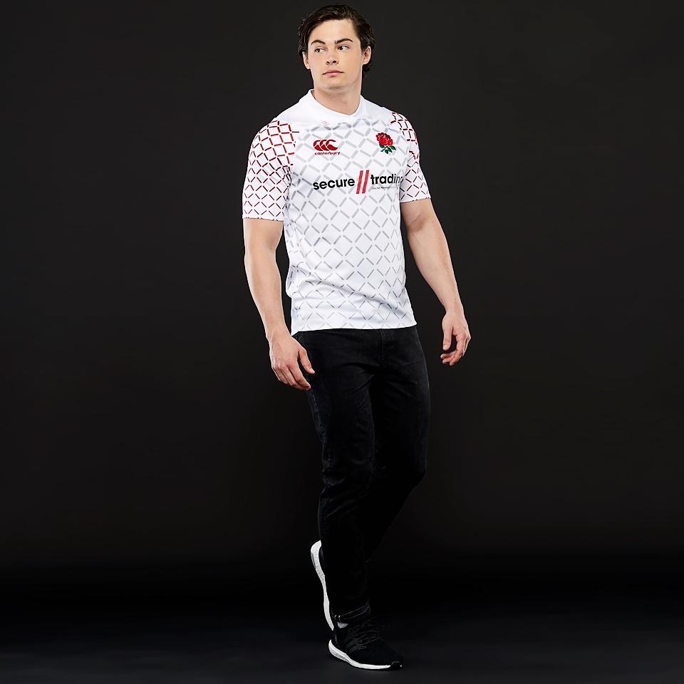 Men's England Sevens Vapodri Home Pro Rugby Jersey