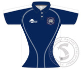 Samurai HKFC Logo Wave Polo (Navy & White)