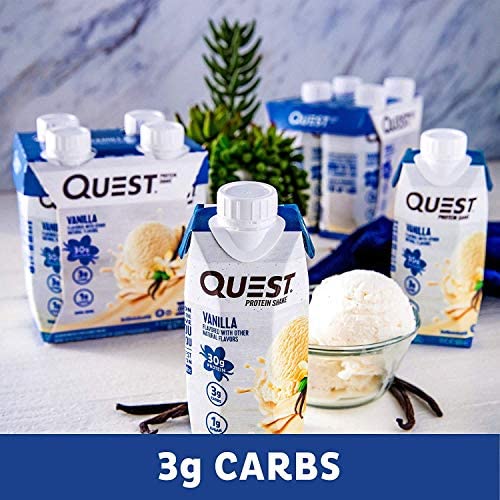 Quest Protein Shakes (Pack of 4 - 11fl.oz/325ml)