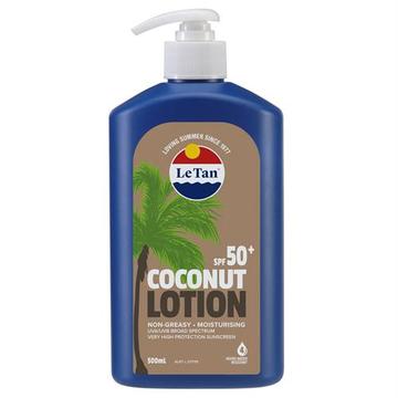 Le Tan - Coconut Sunscreen Lotion SPF50+ 500ML (5804)