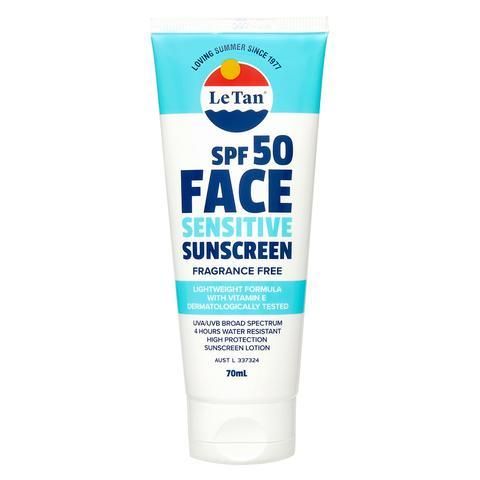 SPF50 Face Sensitive Sunscreen 70ml (6279)
