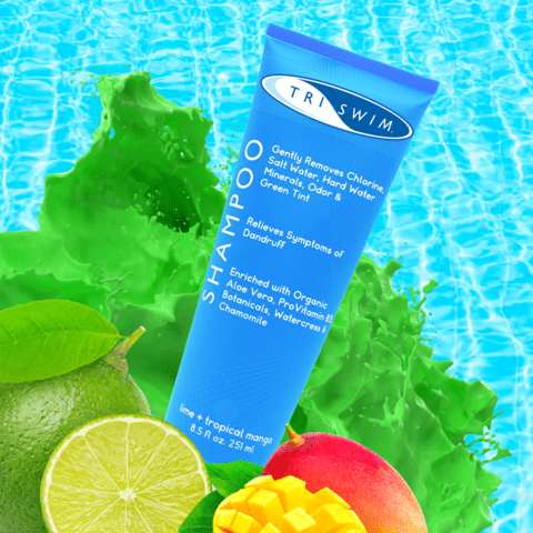 TRISWIM Chlorine Removal SHAMPOO - (lime + tropical mango)