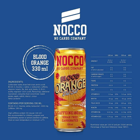 BCAA Energy Drink - Blood Orange