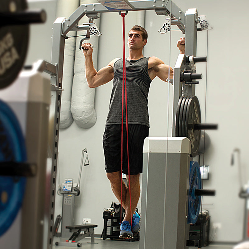 Pro Bands - Medium (Red) # Resistance Range 40-80lb (18kg-36kg)-Streamline Sports