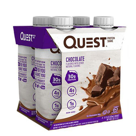 Quest Protein Shakes (Pack of 4 - 11fl.oz/325ml)
