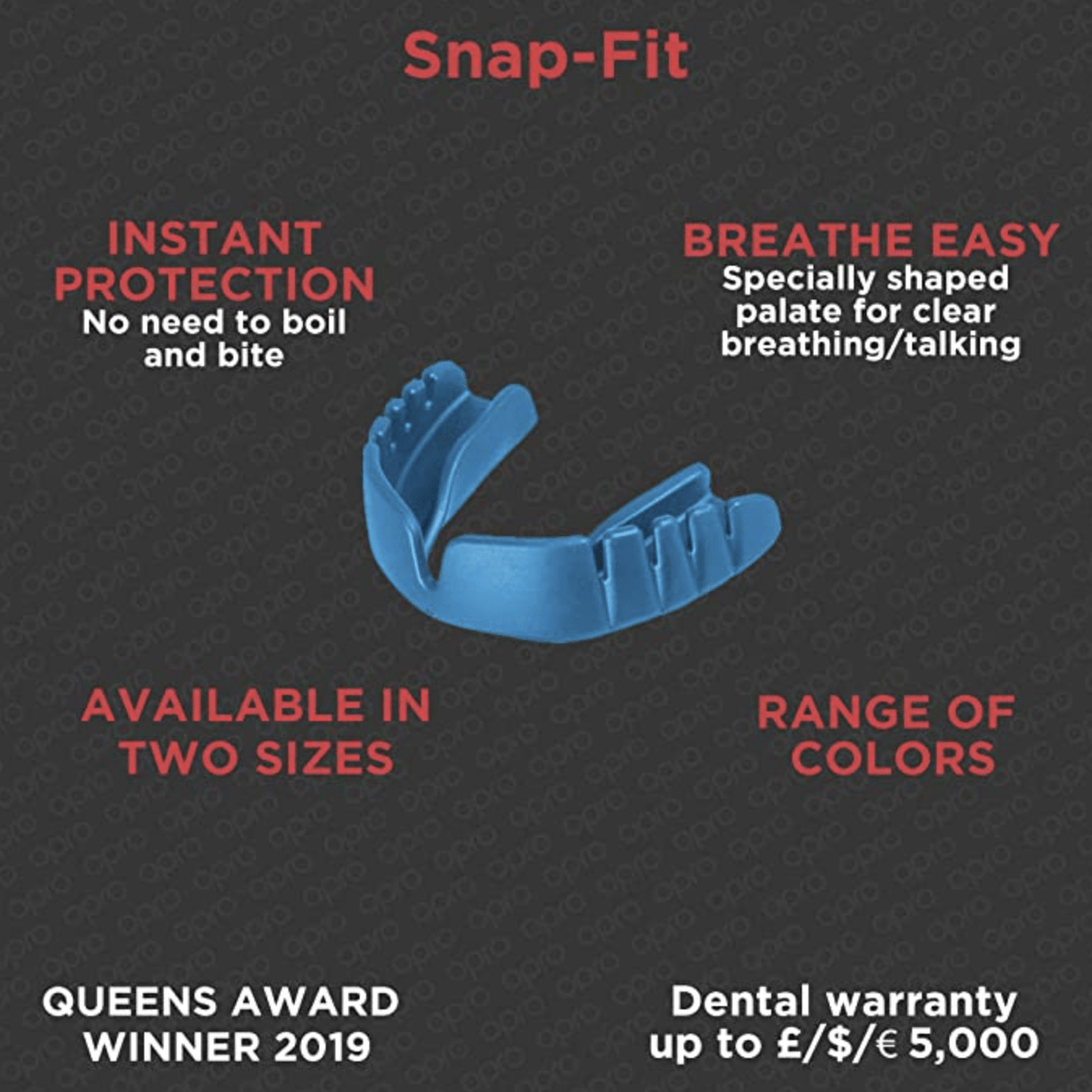 Opro Snap-Fit Mouthguard (Junior/ Adult)