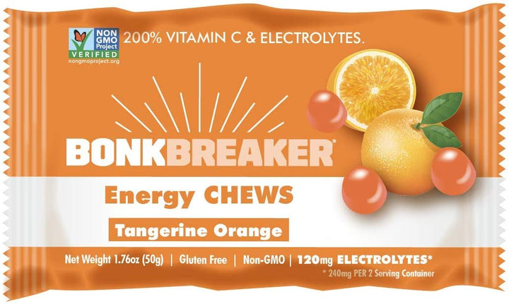 Energy CHEWS - Orange Tangerine -Gluten Free & Dairy Free (10packs/Box) | Streamline Sports