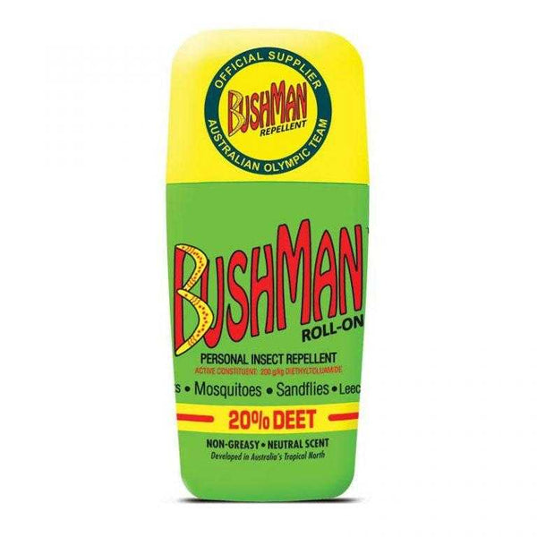 Bushman Roll-On Insect Repellent 65gm 20% Deet Sunscreen Bushman 