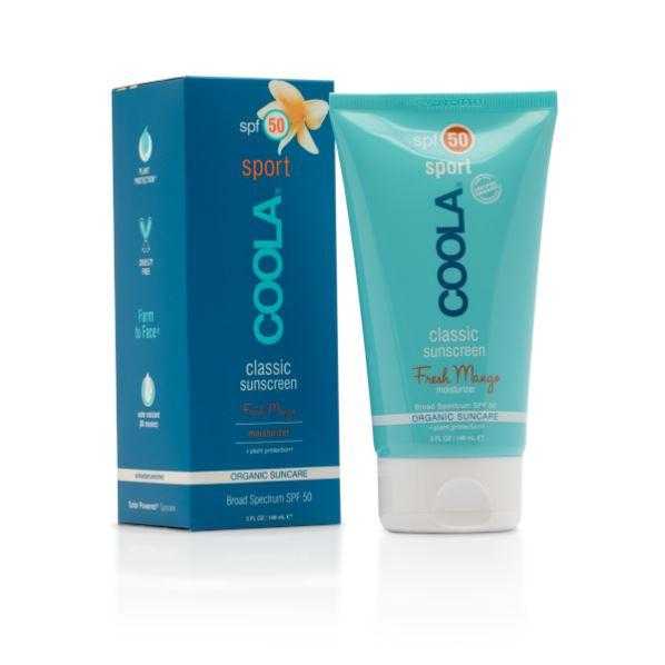 Coola Sport Body SPF 50 Organic Sunscreen Lotion Mango (148ml) Coola 